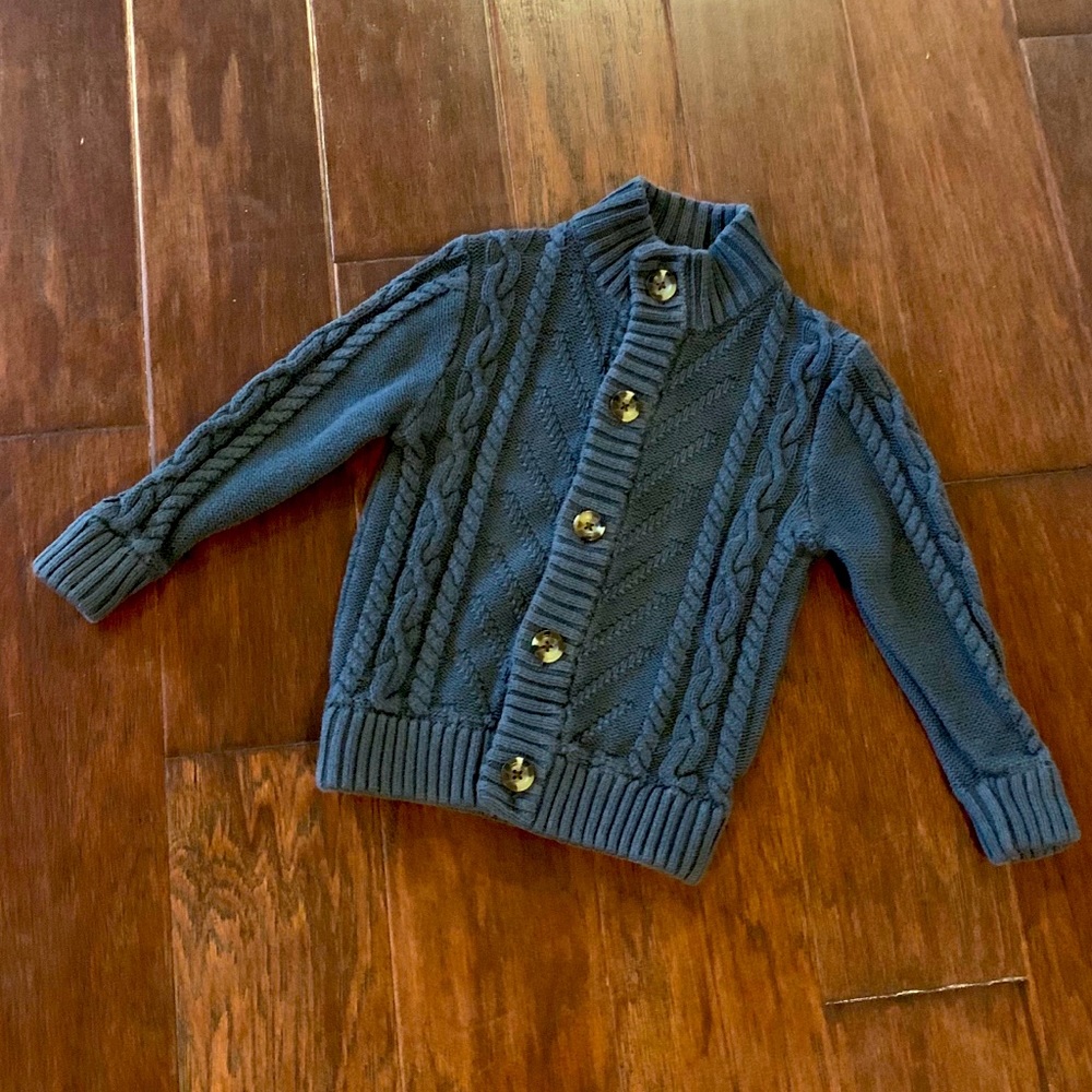 GUC! Cable-knit, button-down sweater, 3T